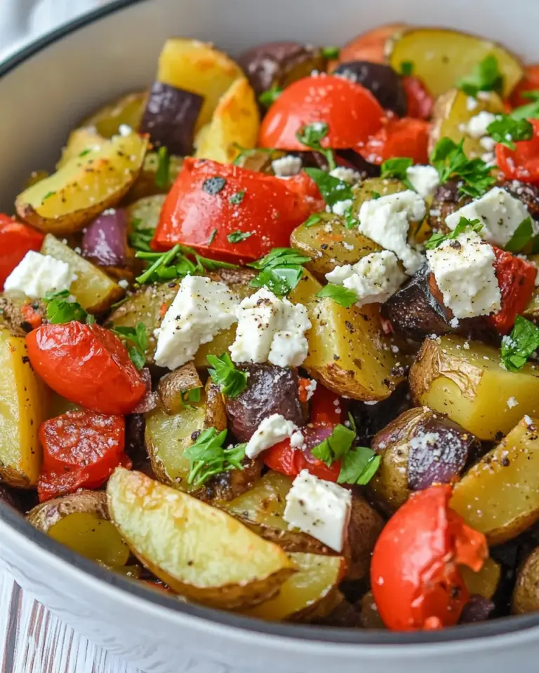 Homemade Oven Baked Greek Potatoes photo