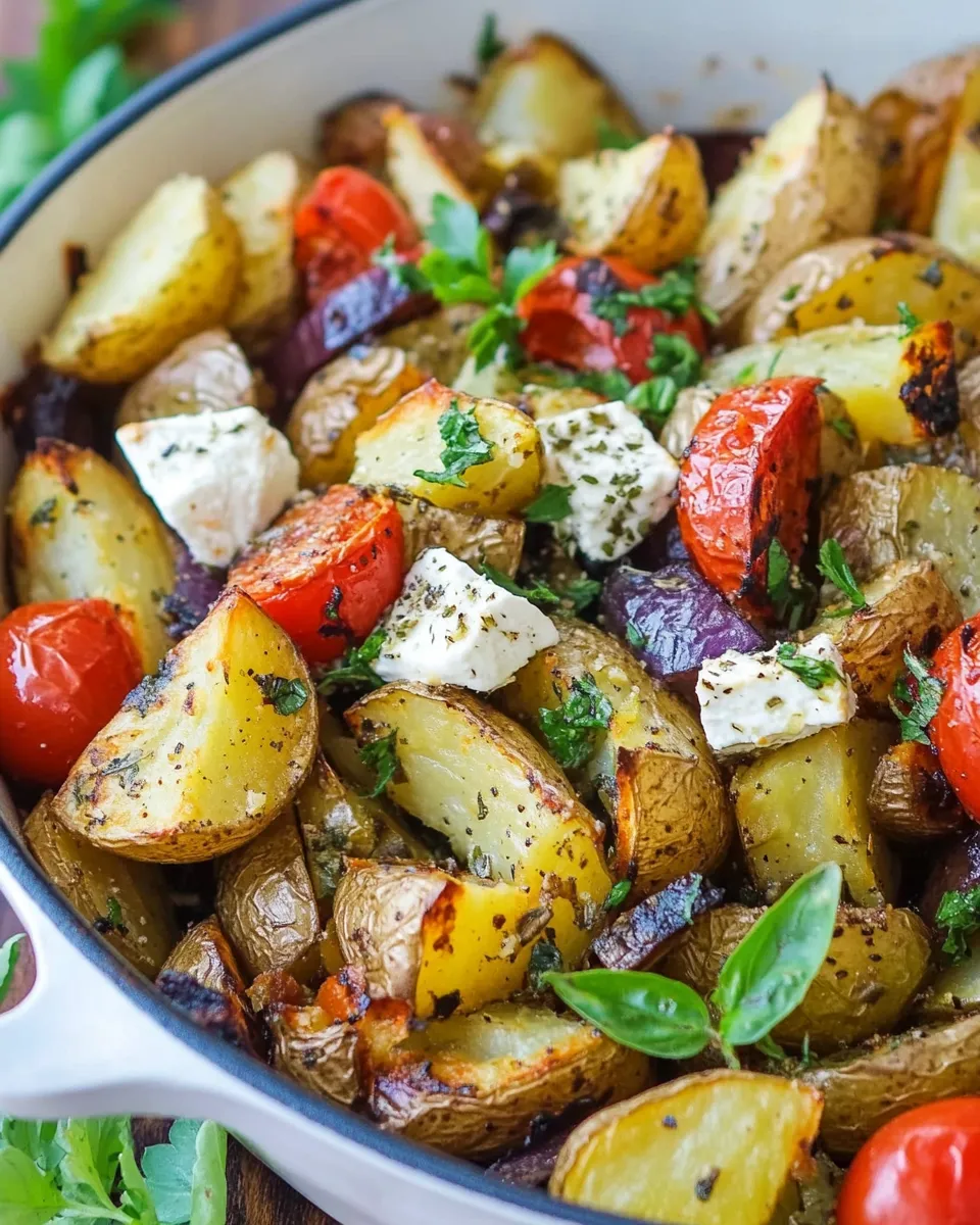 Classic Oven Baked Greek Potatoes image