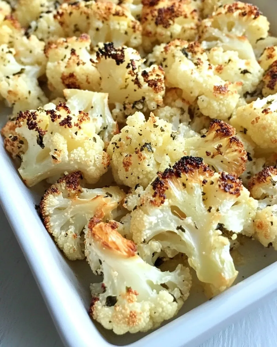 Easy Oven Roasted Cauliflower recipe photo