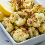 Easy Oven Roasted Cauliflower with Garlic, Olive Oil and Lemon Juice photo