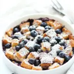 Homemade Overnight Blueberry French Toast Casserole photo