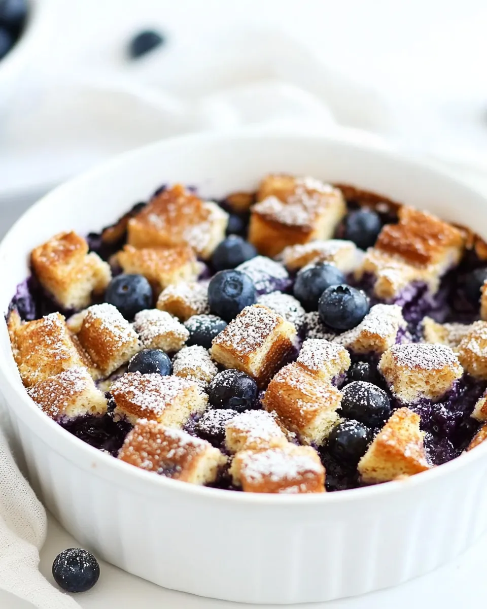 Classic Overnight Blueberry French Toast Casserole image