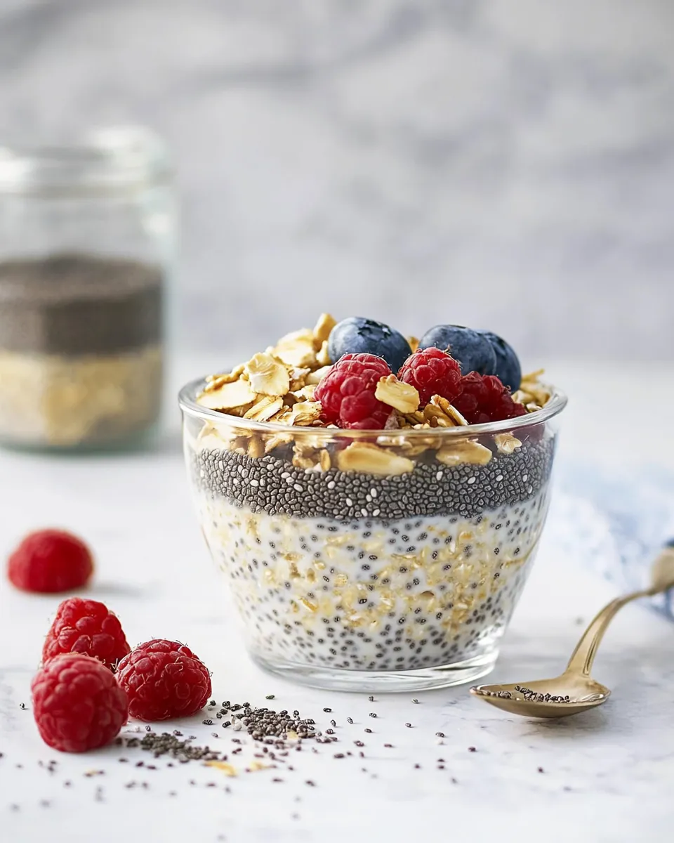 Easy Overnight Oats With Chia Seeds photo