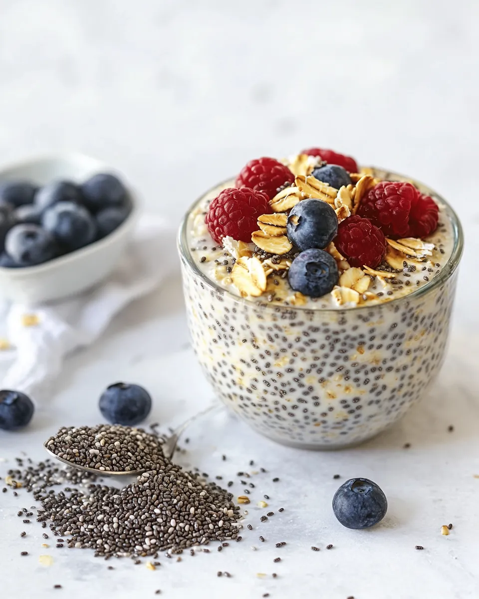 Delicious Overnight Oats With Chia Seeds dish photo