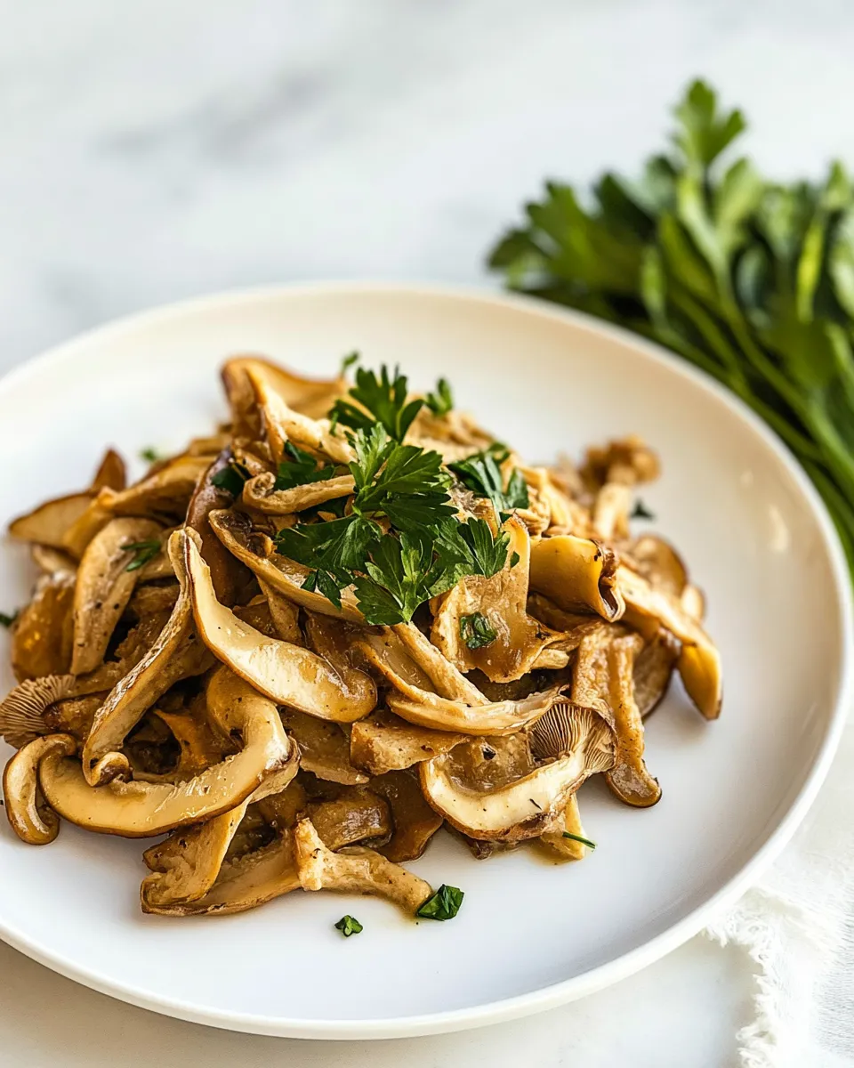Easy Oyster Mushroom Recipe photo