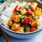 Homemade Paleo Gluten-Free Healthy Sweet-and-Sour Chicken photo