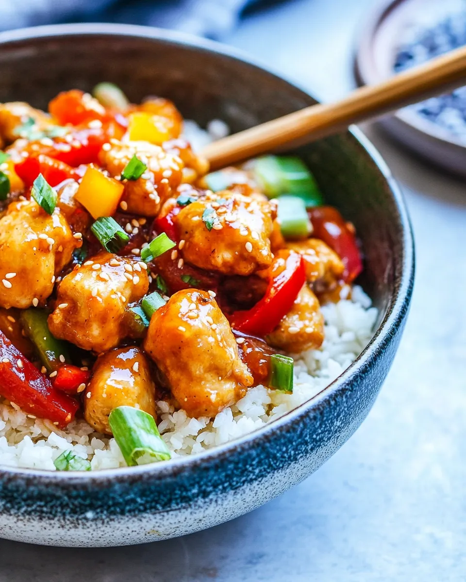 Classic Paleo Gluten-Free Healthy Sweet-and-Sour Chicken image