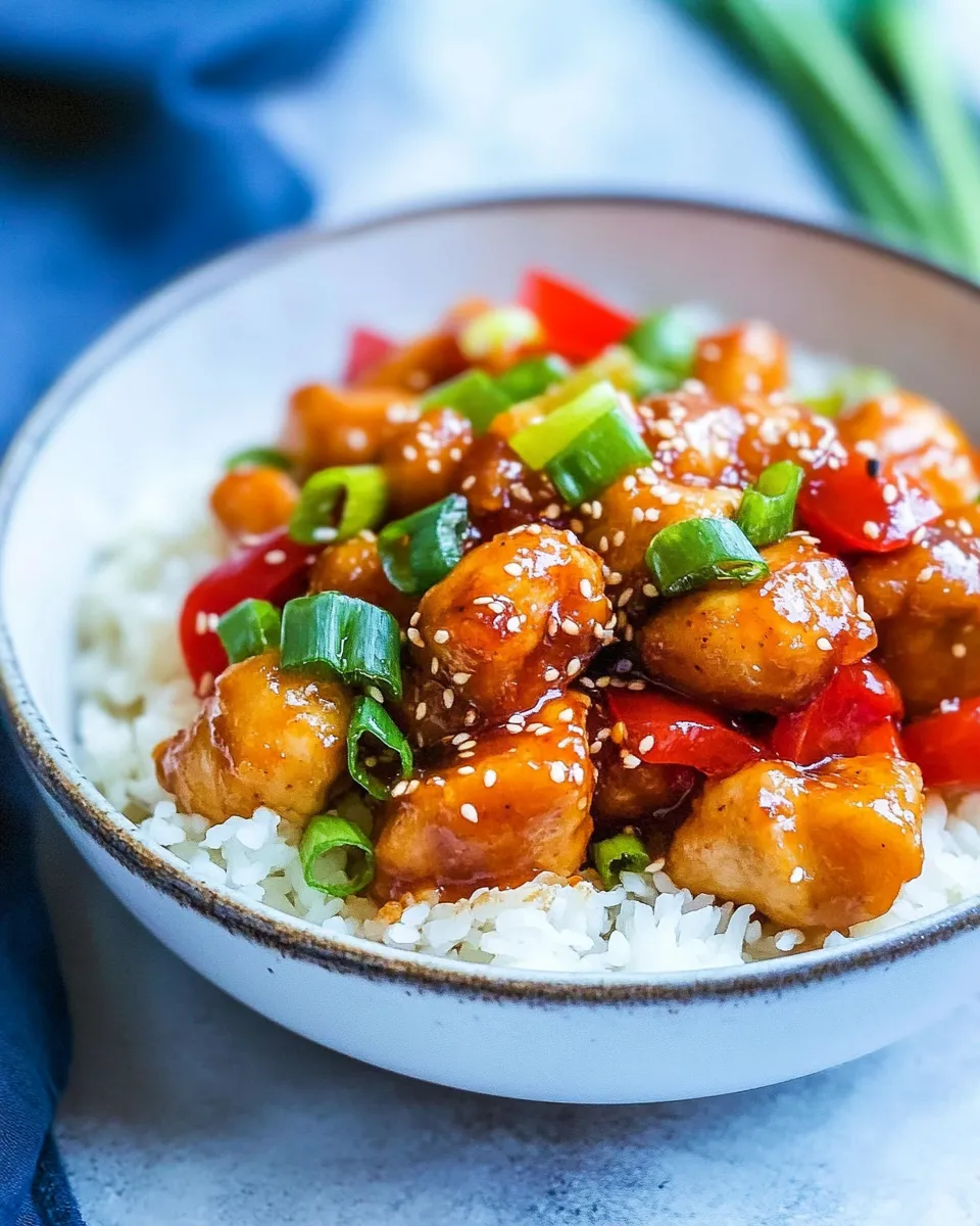Easy Paleo Gluten-Free Healthy Sweet-and-Sour Chicken recipe photo