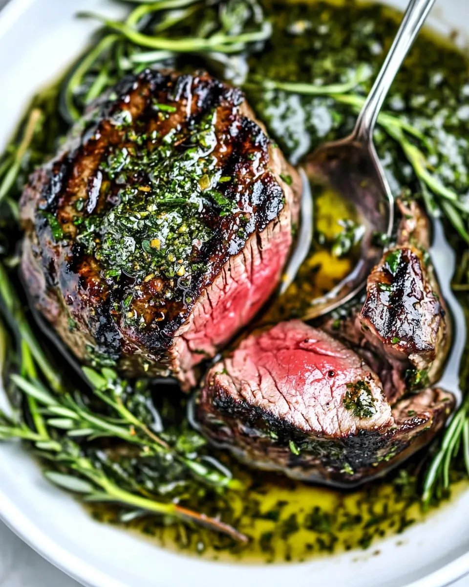 Savory Pan Seared Steak with Balsamic Herb Cream Sauce shot