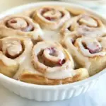 Homemade Pancake Mix Raspberry Cinnamon Rolls image