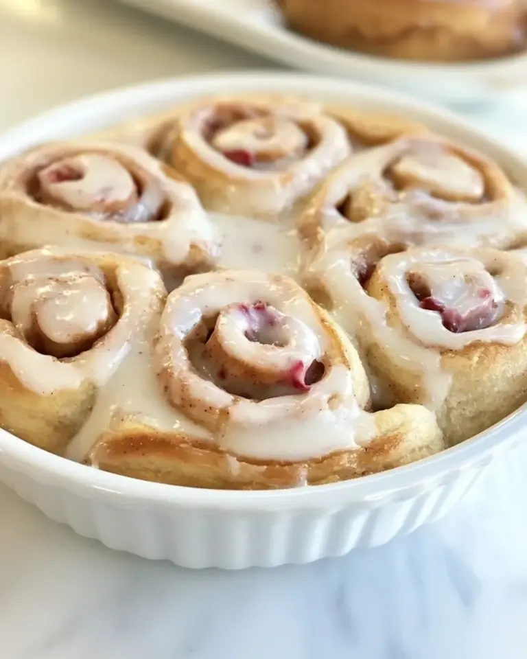 Homemade Pancake Mix Raspberry Cinnamon Rolls image