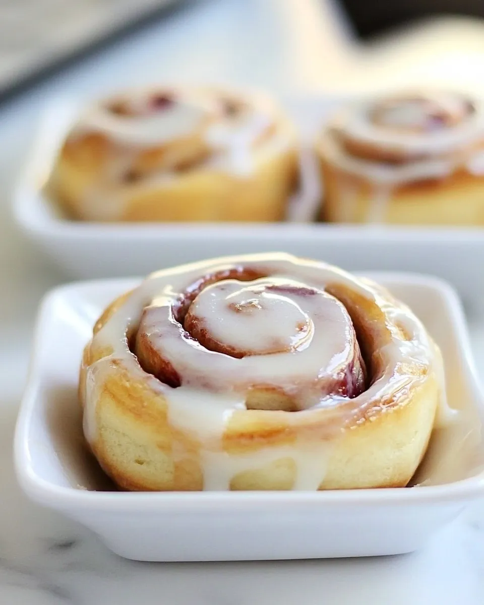 Delicious Pancake Mix Raspberry Cinnamon Rolls recipe photo