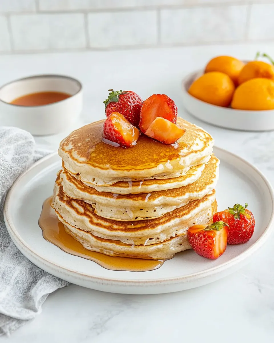 Easy Pancakes Recipe shot