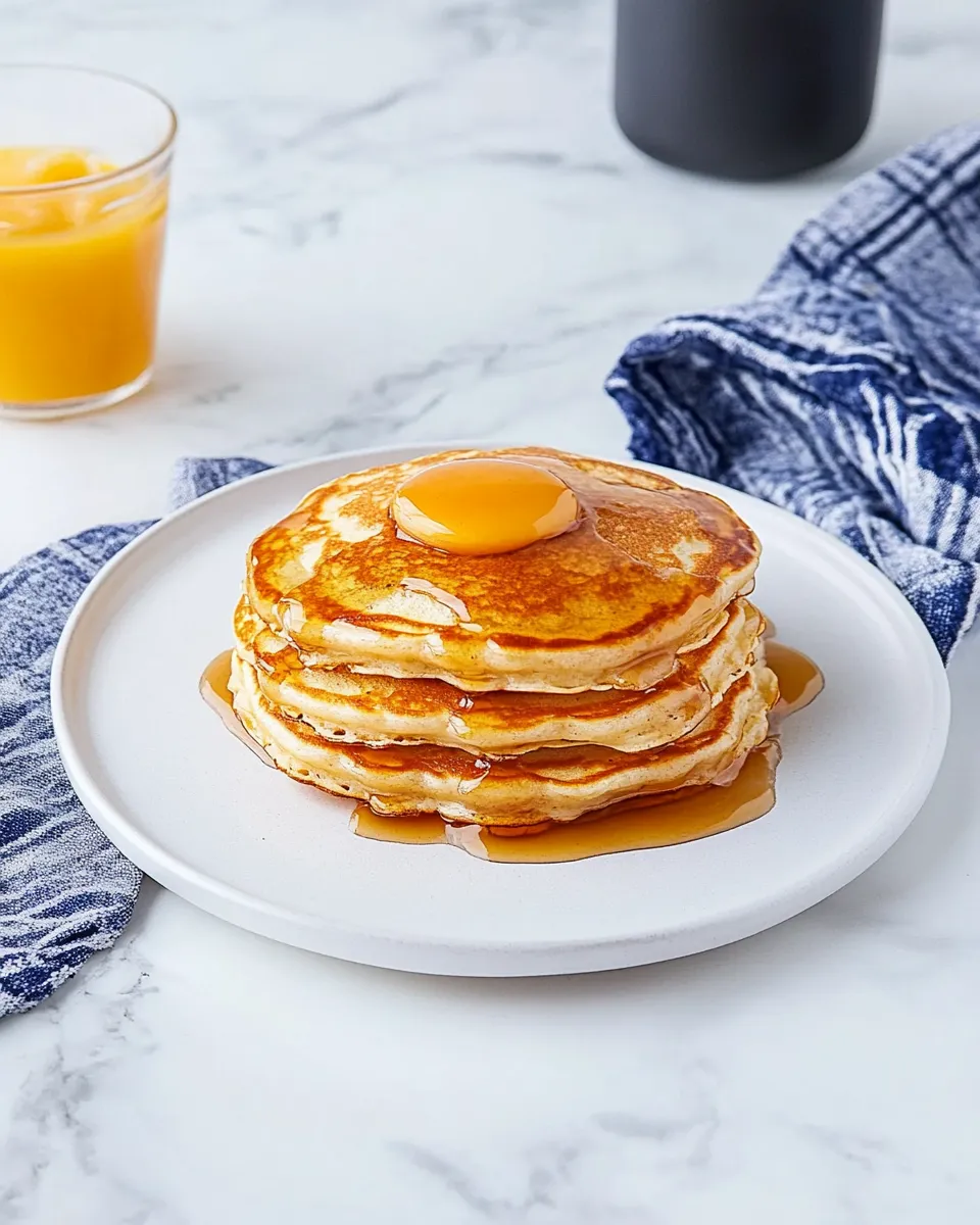 Easy Pancakes Without Eggs Recipe shot