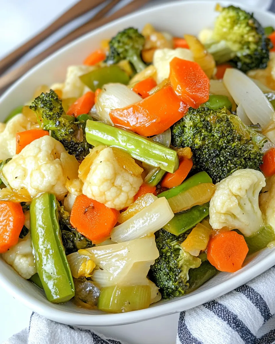 Homemade Panda Express Mixed Veggies (Copycat) recipe photo
