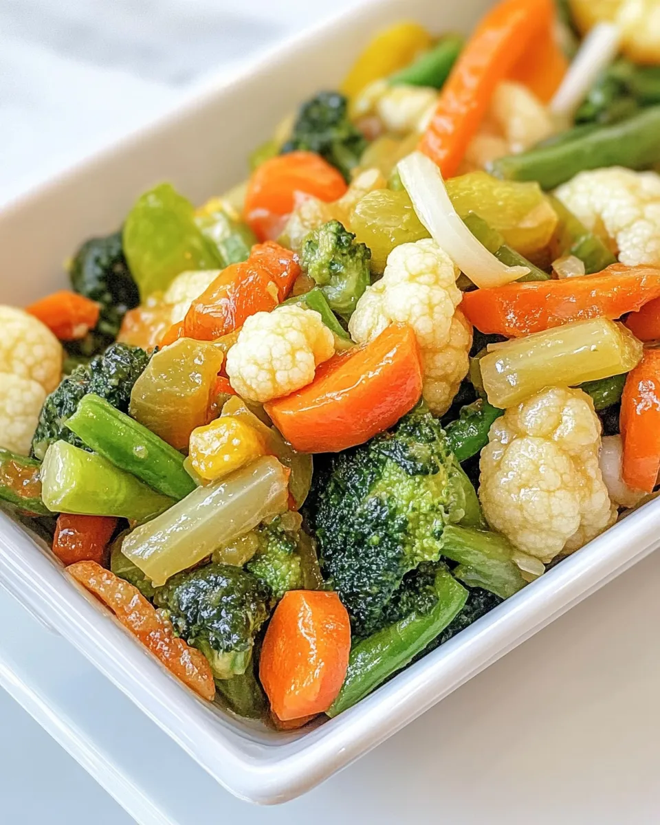 Tasty Panda Express Mixed Veggies (Copycat) image