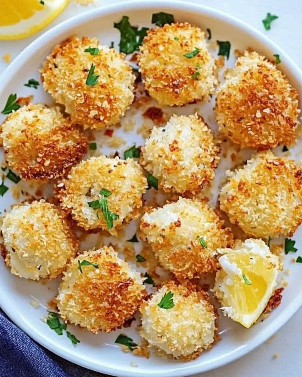 Quick Parmesan Baked Fish Nuggets shot