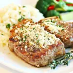 Homemade Parmesan Crusted Steaks photo