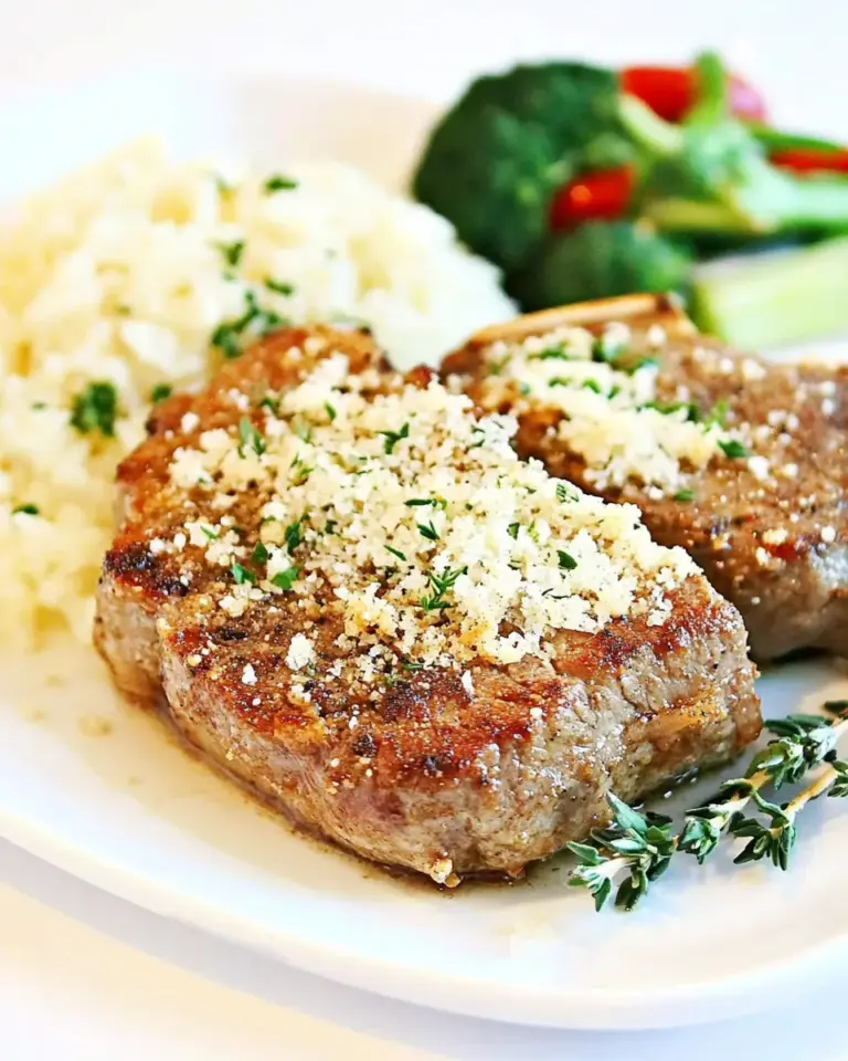 Homemade Parmesan Crusted Steaks photo
