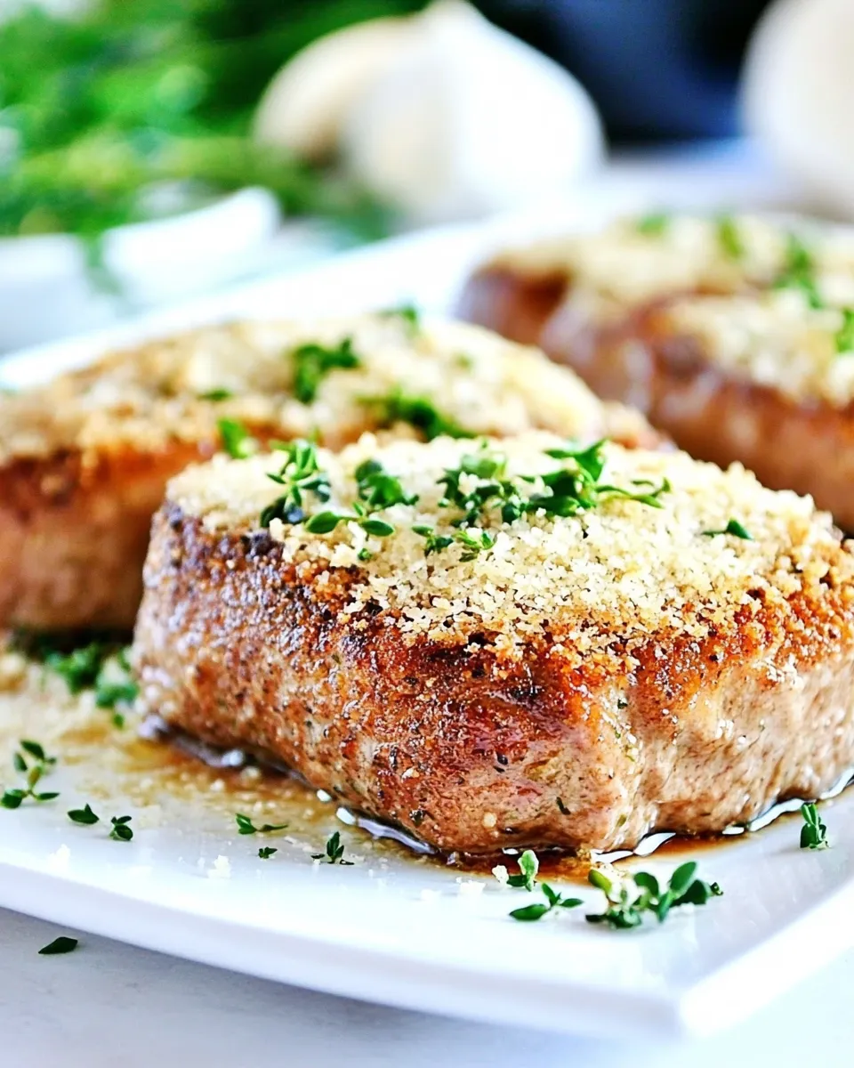Easy Parmesan Crusted Steaks image