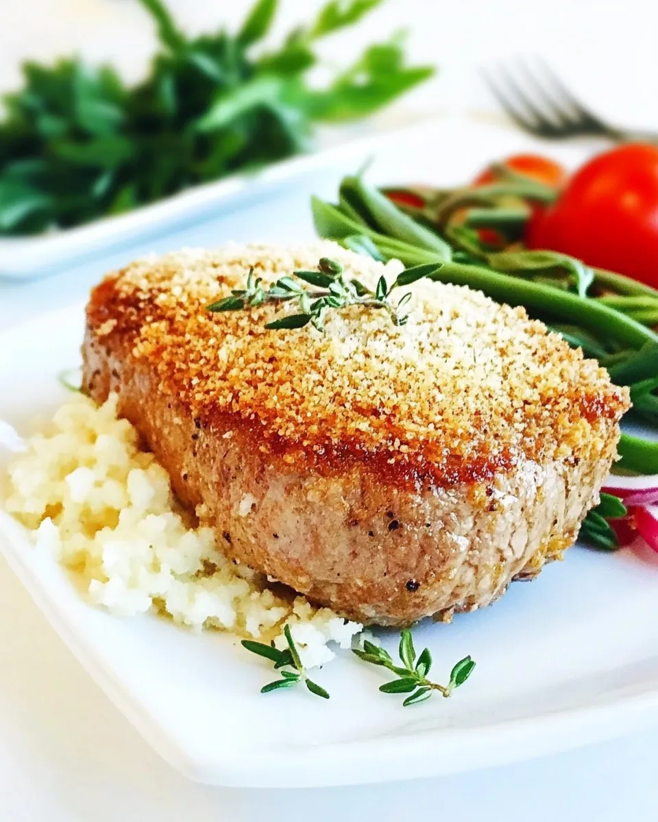 Delicious Parmesan Crusted Steaks recipe photo