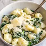 Homemade Parmesan Spinach Gnocchi photo