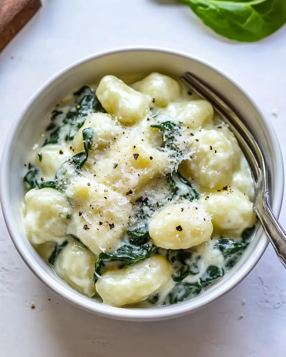 Classic Parmesan Spinach Gnocchi image