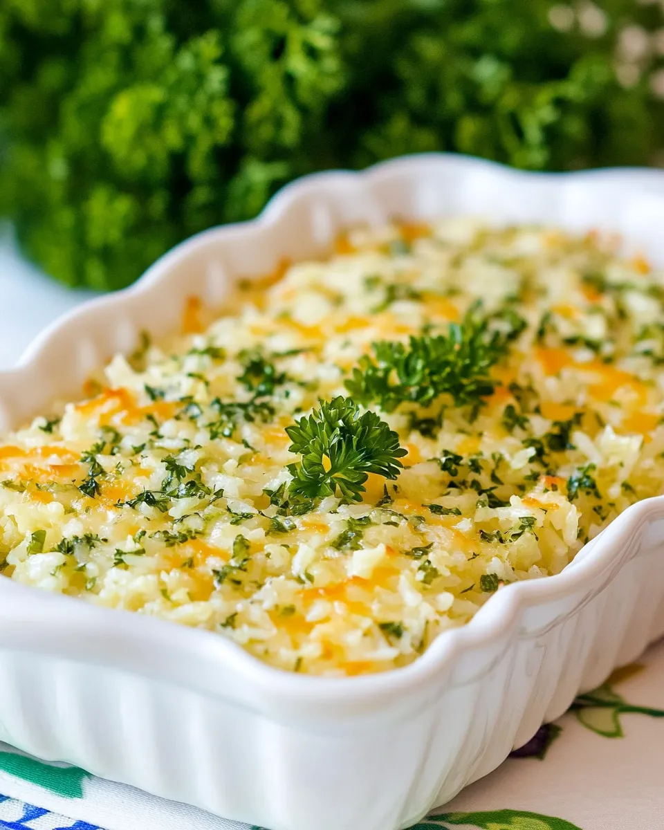 Easy Parsley Rice Recipe photo