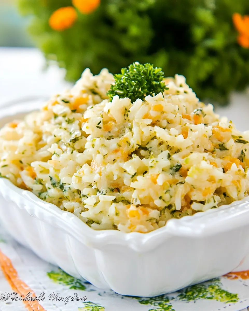 Delicious Parsley Rice Recipe image