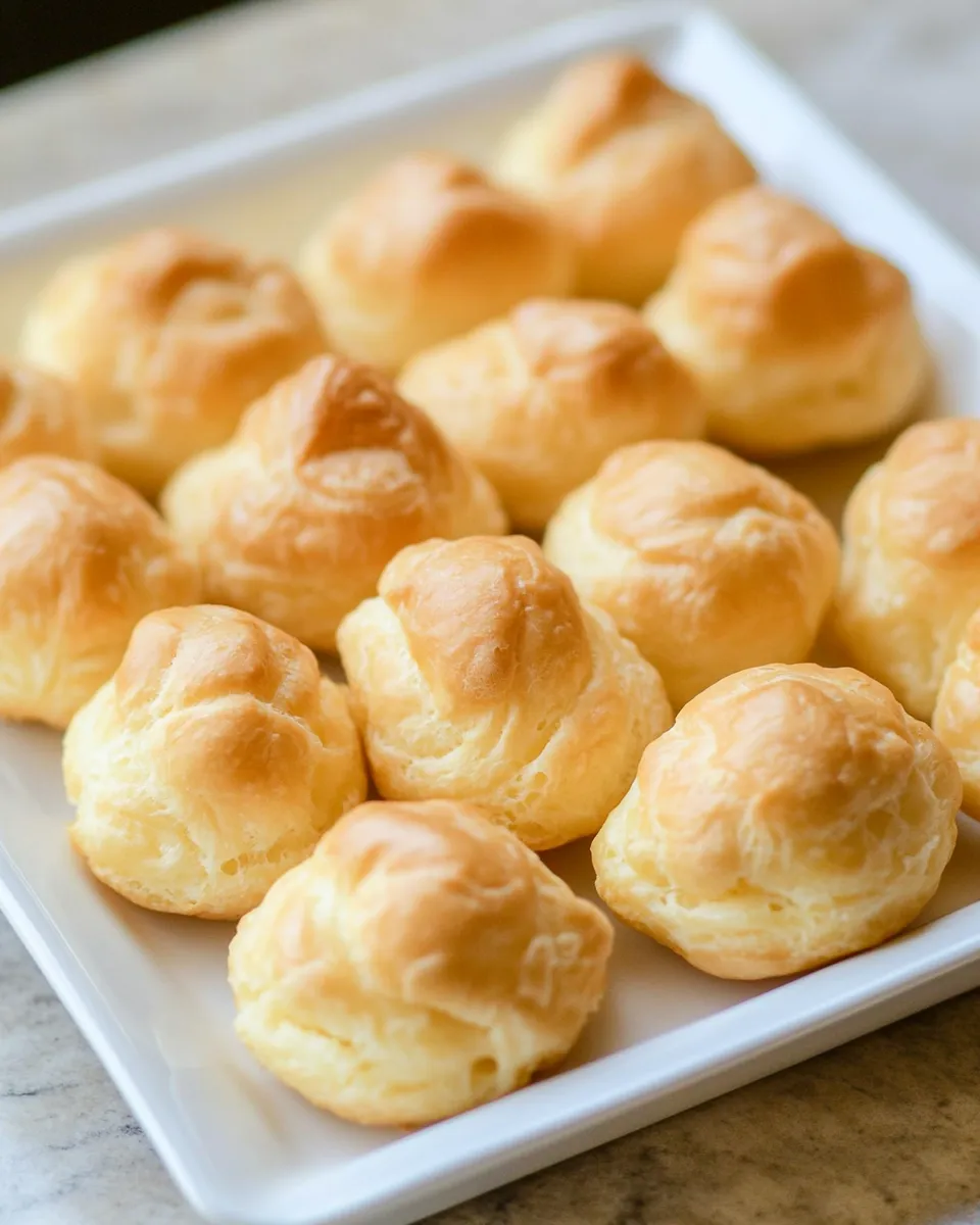 Classic Pate a Choux Recipe and Cheese Puffs image