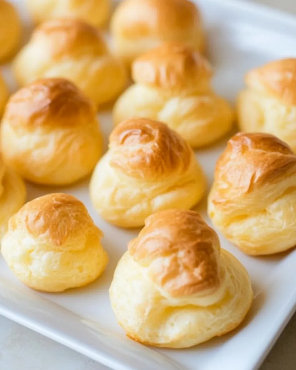 Easy Pate a Choux Recipe and Cheese Puffs recipe photo