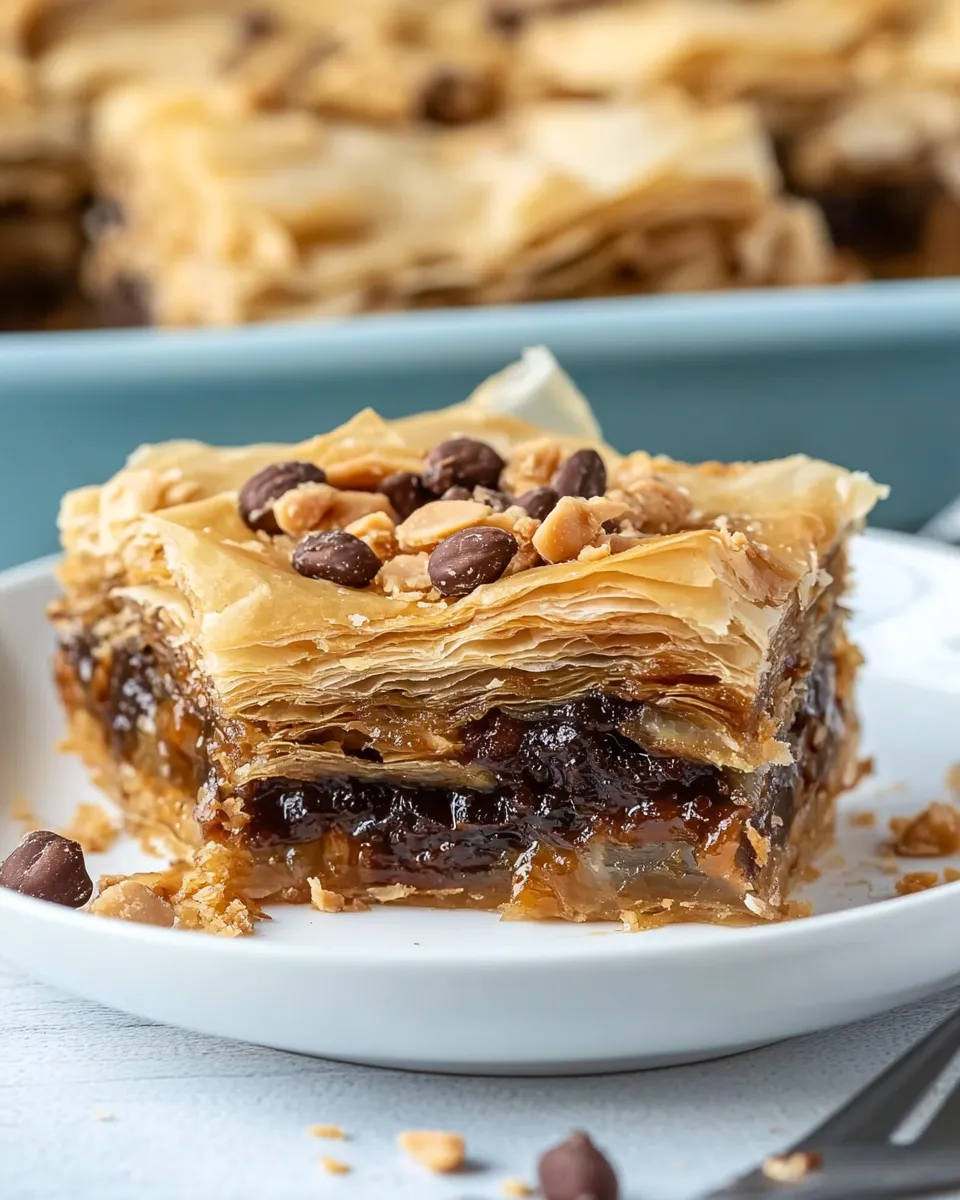 Homemade Peanut Butter Baklava photo