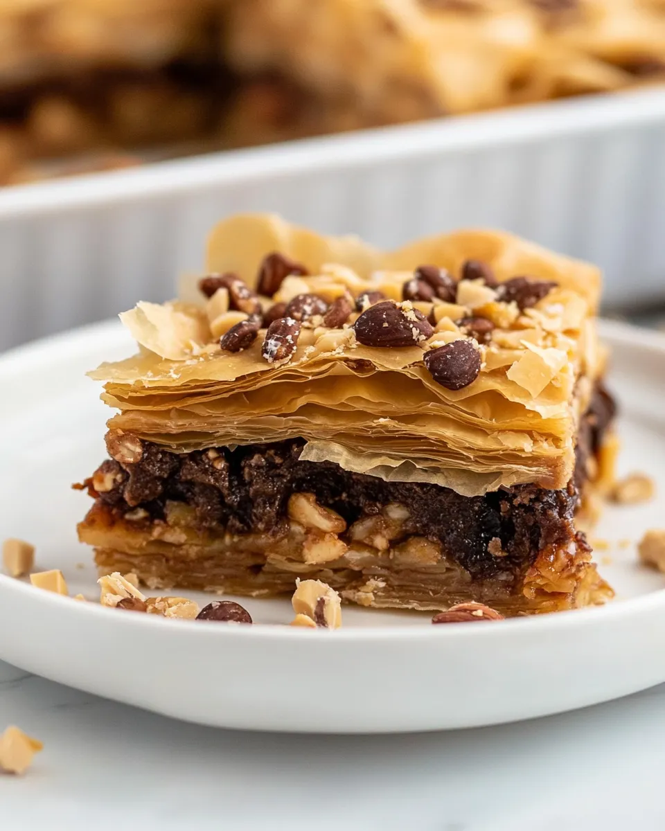 Easy Peanut Butter Baklava recipe photo