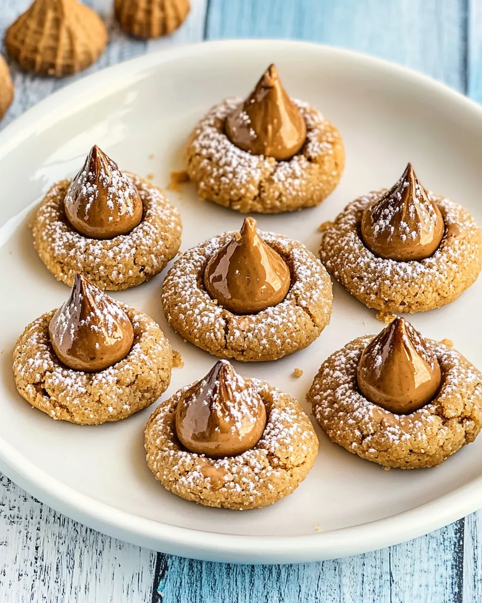 Easy Peanut Butter Blossoms Recipe shot