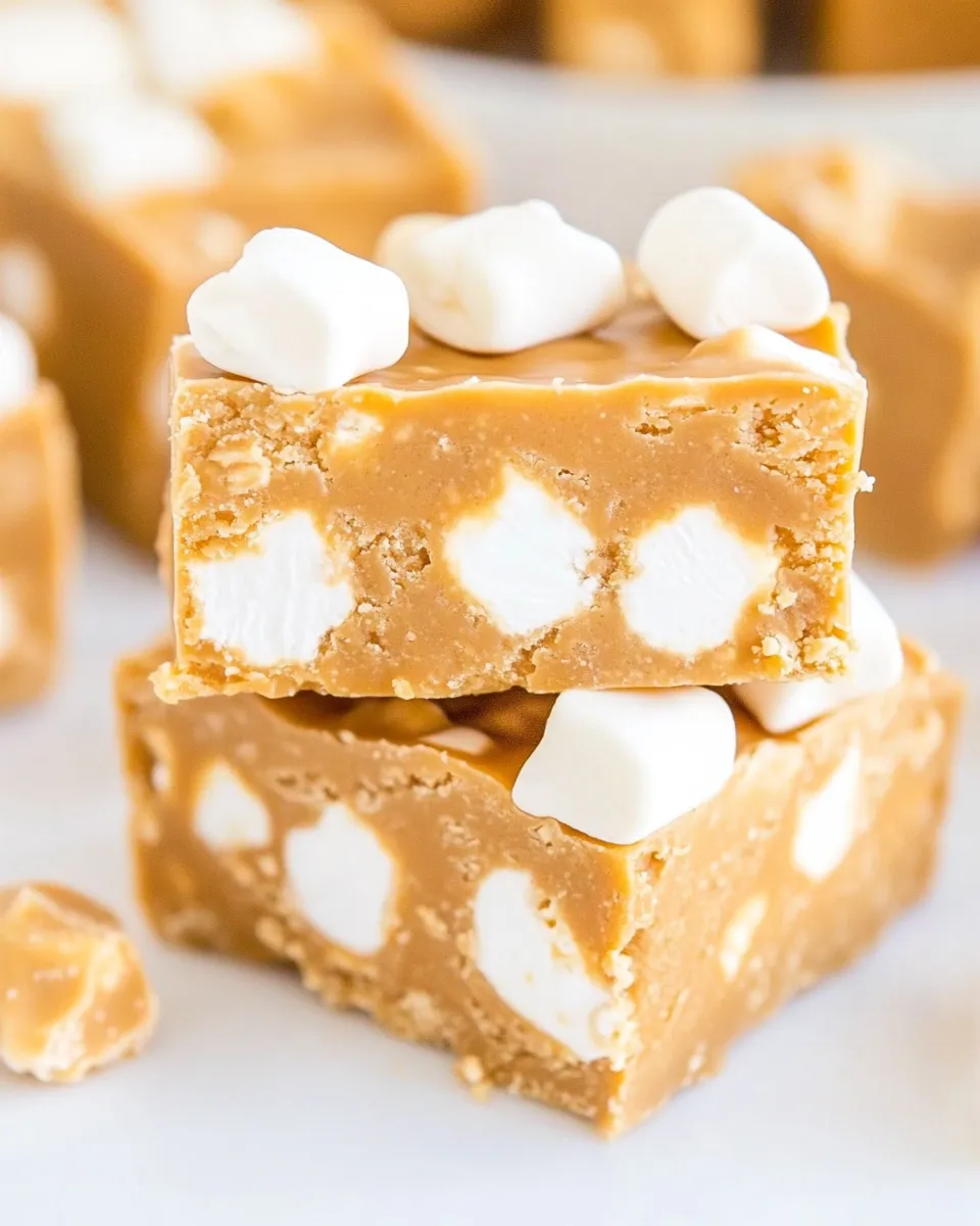 Easy Peanut Butter Butterscotch Marshmallow Fudge recipe photo