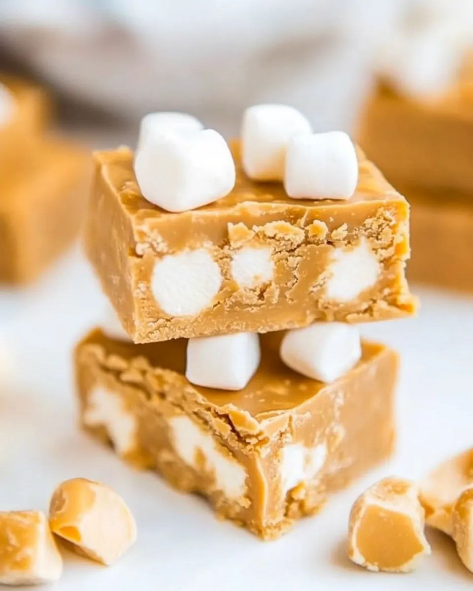Delicious Peanut Butter Butterscotch Marshmallow Fudge shot