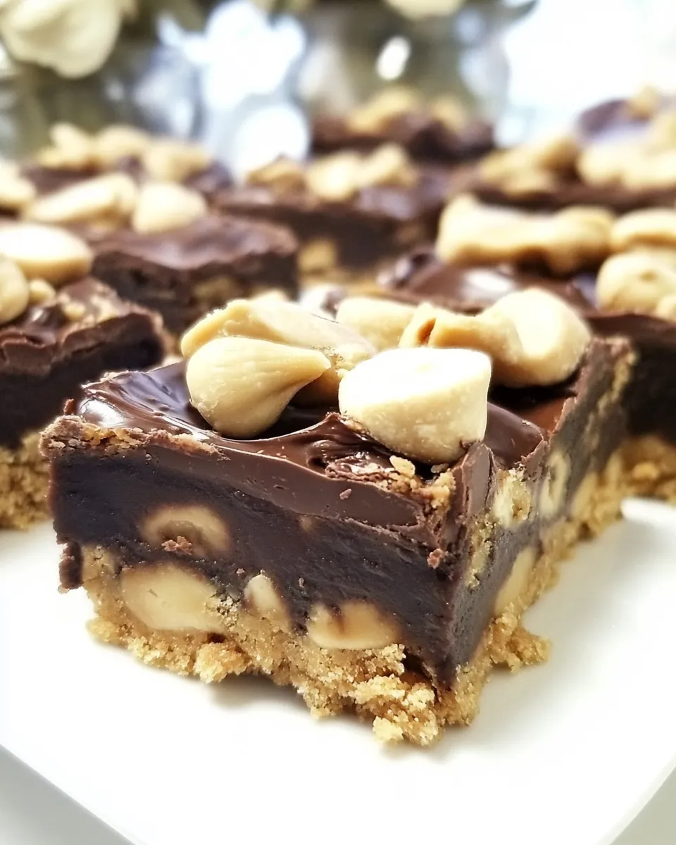 Delicious Peanut Butter Chocolate Cookie Bars shot