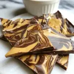 Homemade Peanut Butter Chocolate Swirl Bark photo