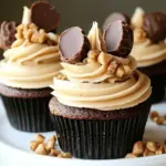 Homemade Peanut Butter Cup Cupcakes photo