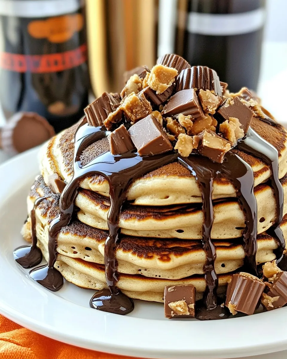Delicious Peanut Butter Cup Pancakes dish photo