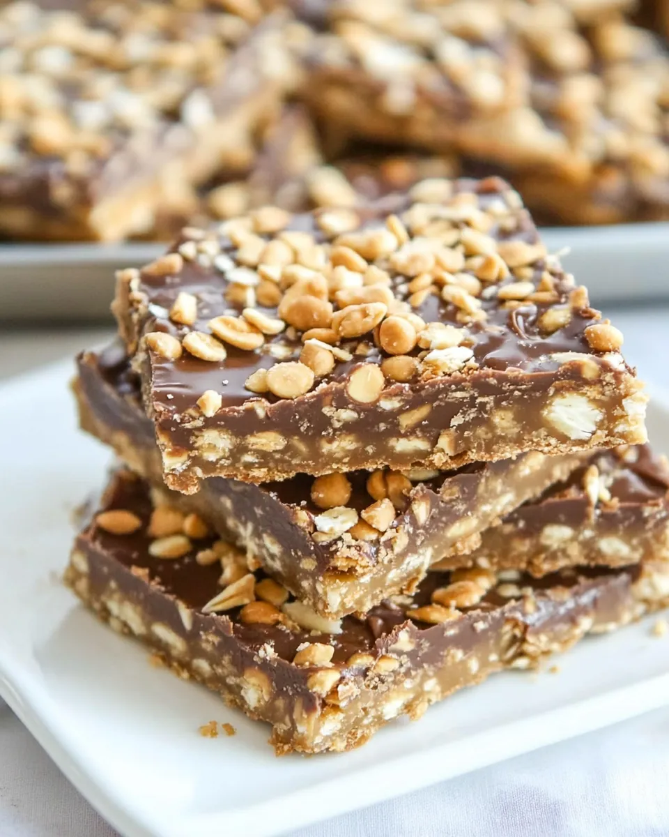 Delicious Peanut Butter Graham Cracker Toffee Recipe recipe photo