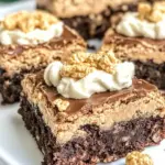 Easy Peanut Butter Krispie Brownies photo