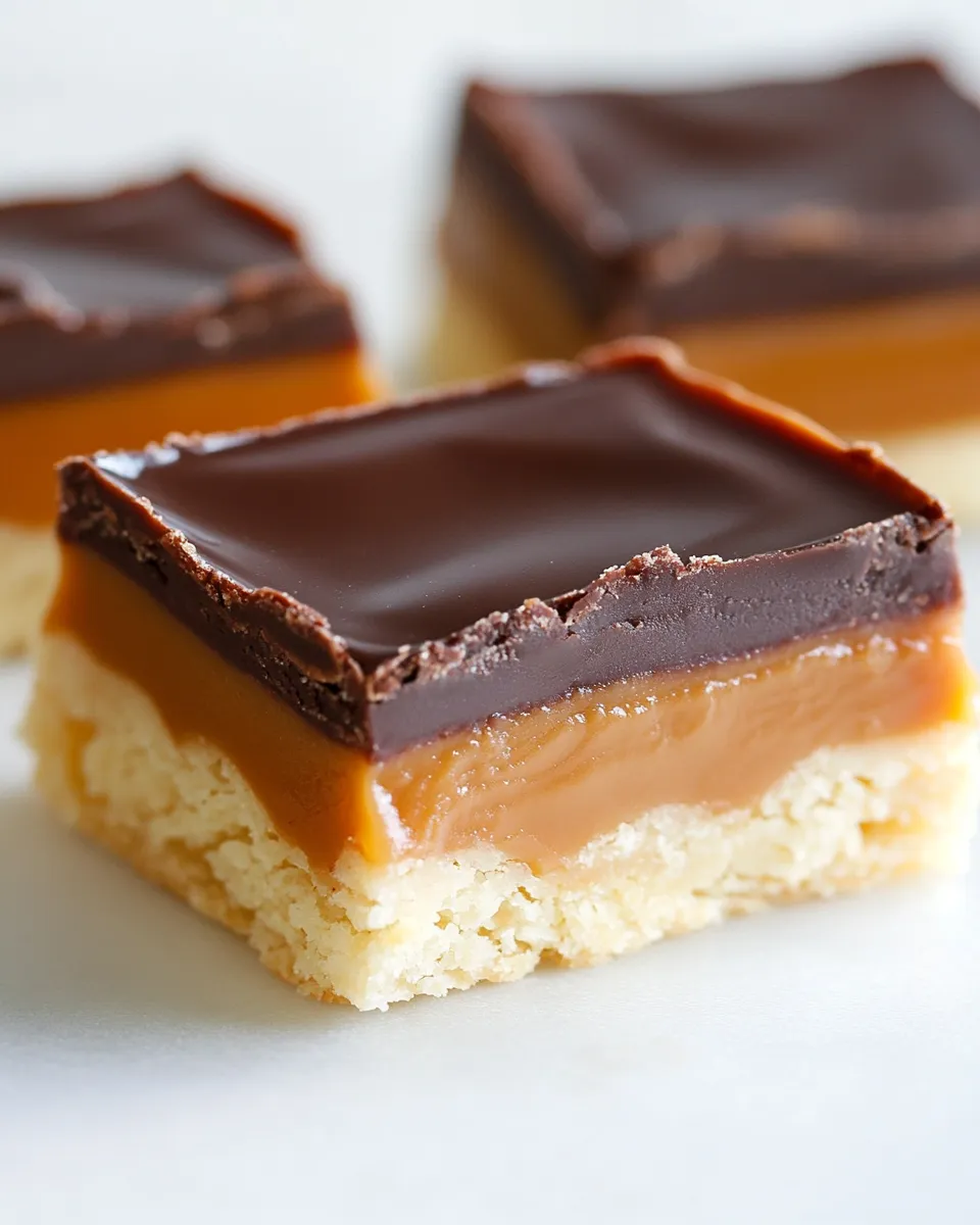 Homemade Peanut Butter Millionaire Shortbread Bars photo