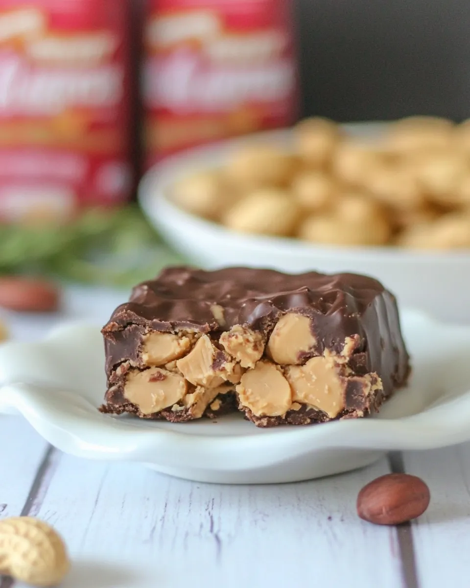 Homemade Peanut Butter Mountain Bars photo