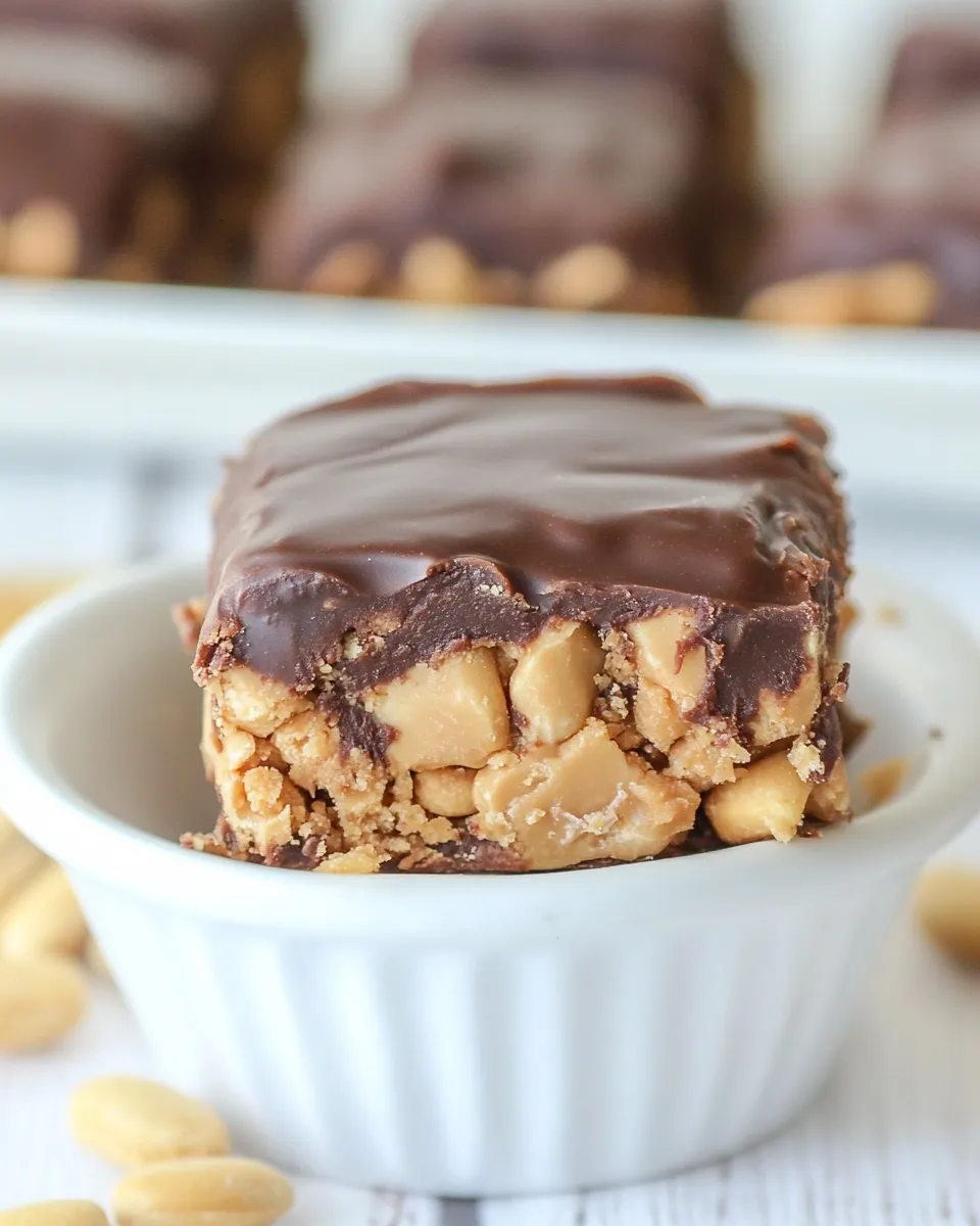 Classic Peanut Butter Mountain Bars image