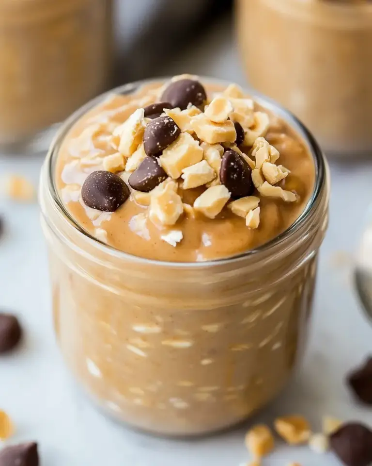 Homemade Peanut Butter Overnight Oats photo