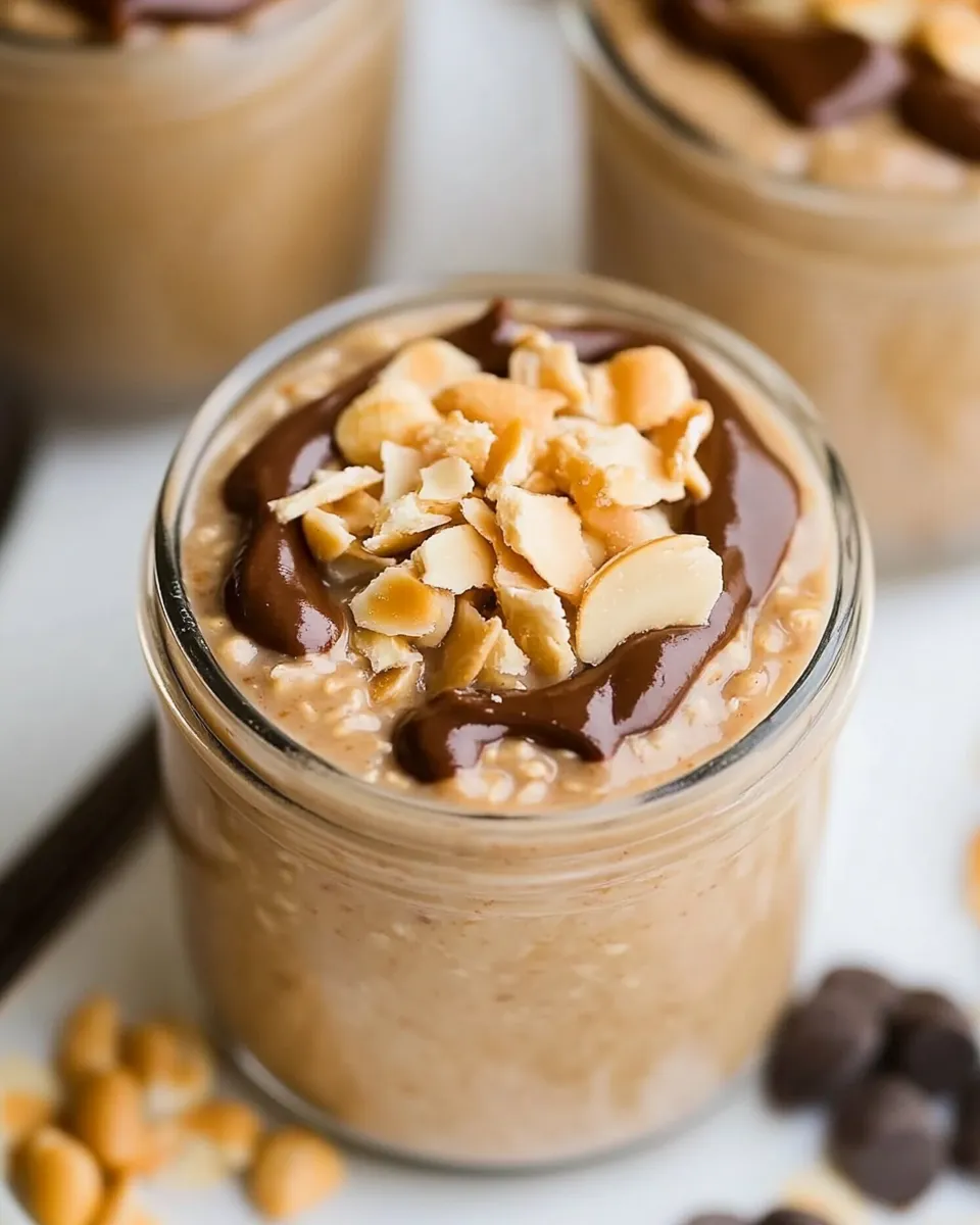 Easy Peanut Butter Overnight Oats recipe photo
