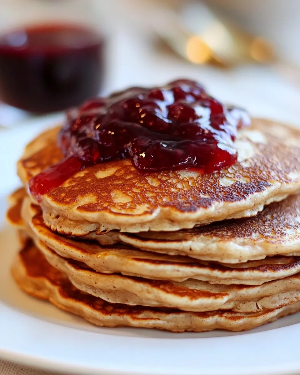 Classic Peanut Butter & Jelly Pancakes (Gluten Free) image
