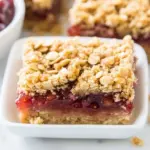 Homemade Peanut Butter and Jelly Crumble Bars photo
