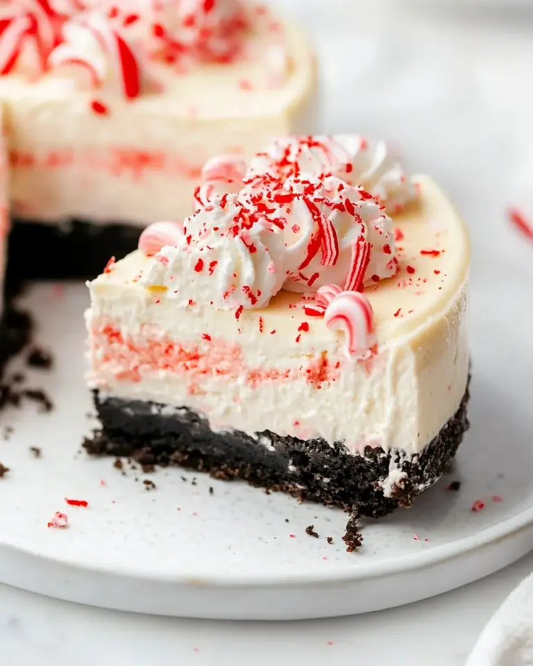 Homemade Peppermint Cheesecake photo
